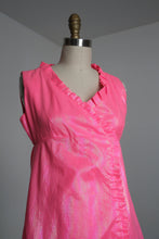 Load image into Gallery viewer, vintage 1960s pink metallic dress {xs}