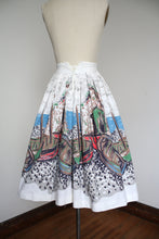 Load image into Gallery viewer, vintage 1950s novelty beached boats skirt {xxs}