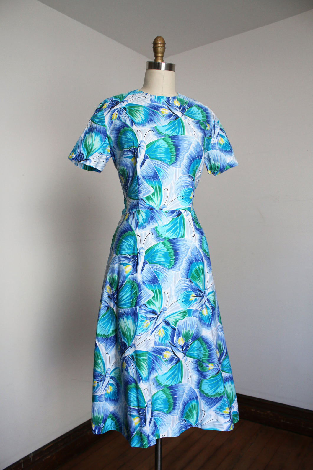 vintage 1960s butterfly dress {s}