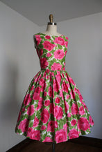 Load image into Gallery viewer, vintage 1960s floral dress {xs}