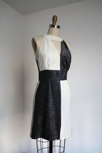 vintage 1960s lurex mini dress {xs}