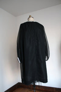 vintage 1960s black cocktail dress {XL}