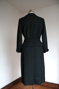 vintage 1950s black suit {m}