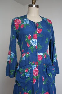 vintage 1940s floral dress {M/L}