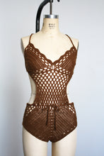 Load image into Gallery viewer, vintage 1960s crochet swimsuit {s}