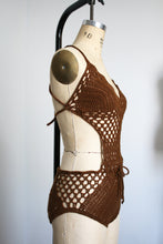 Load image into Gallery viewer, vintage 1960s crochet swimsuit {s}