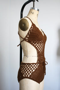 vintage 1960s crochet swimsuit {s}