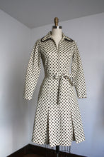 Load image into Gallery viewer, vintage 1960s polka dot dress {s}