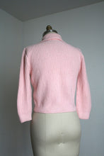Load image into Gallery viewer, vintage 1950s pink cardigan {m}