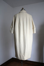 Load image into Gallery viewer, vintage 1950s 60s white coat {XL}