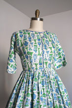 Load image into Gallery viewer, vintage 1950s novelty dress {s/m}