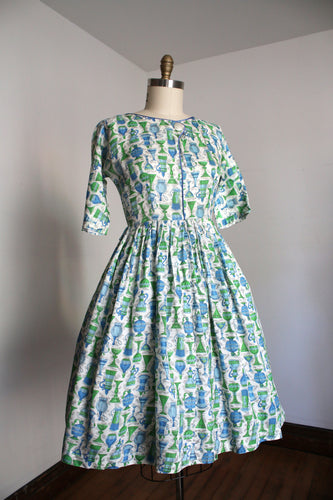 vintage 1950s novelty dress {s/m}