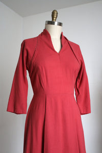 vintage 1950s wool dress {s/m}