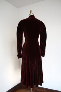 vintage 1930s velvet dress {xs}