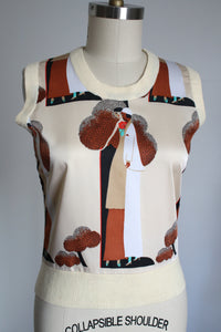 vintage 1970s novelty sweatervest {m}