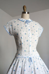 vintage 1950s floral dress {s}
