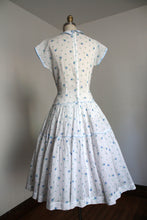 Load image into Gallery viewer, vintage 1950s floral dress {s}