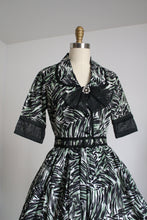 Load image into Gallery viewer, vintage 1950s novelty dress {s}