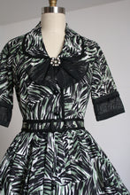 Load image into Gallery viewer, vintage 1950s novelty dress {s}