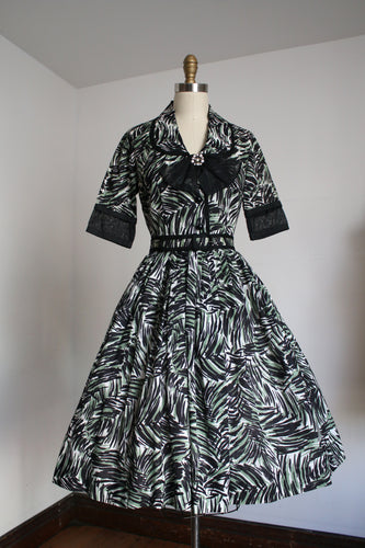 vintage 1950s novelty dress {s}