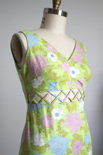 Load image into Gallery viewer, vintage 1960s bare midriff dress {s/m}