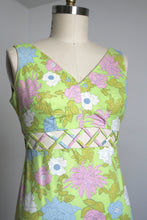 Load image into Gallery viewer, vintage 1960s bare midriff dress {s/m}