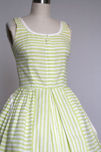 vintage 1950s striped dress {xs}