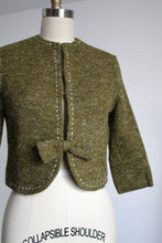 Load image into Gallery viewer, vintage 1960s green jacket {xs}