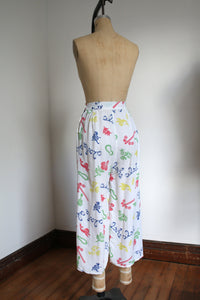 vintage 1940s Hawaiian pyjama pants {xs}