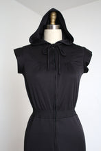 Load image into Gallery viewer, vintage 1970s hooded dress {s/m}