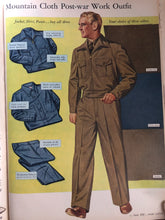 Load image into Gallery viewer, vintage 1940s Hercules Mountain Cloth jacket - AS IS