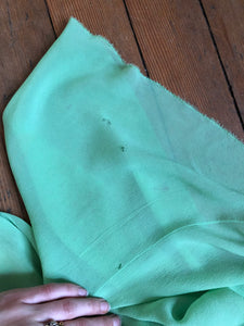 vintage 1930s green chiffon dress {xs}