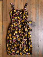 Load image into Gallery viewer, vintage 1950s sarong dress {xs-m}
