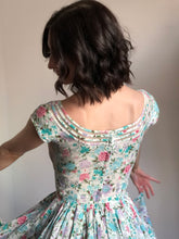 Load image into Gallery viewer, vintage 1950s Nicholas Ungar floral dress {xs}