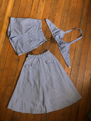vintage 1940s 3pc play set {xs}