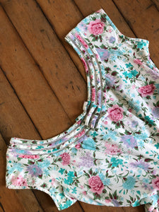 vintage 1950s Nicholas Ungar floral dress {xs}