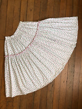 Load image into Gallery viewer, vintage 1950s floral skirt {xs}