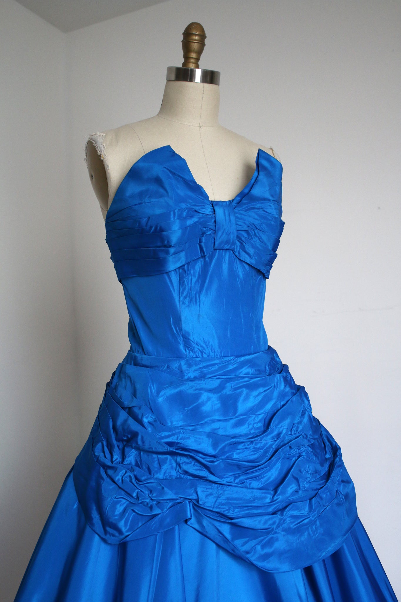 vintage 1950s blue party dress {xs} Trunk of Dresses vintage 1950s blue party dress {xs} Trunk of Dresses