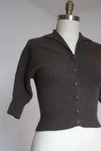 Load image into Gallery viewer, vintage 1950s knit cardigan {xs-s}