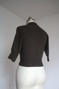 vintage 1950s knit cardigan {xs-s}