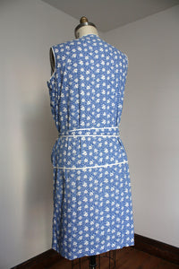 vintage 1920s 30s cotton dress {L}