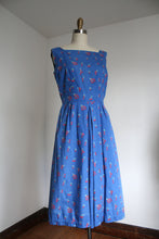 Load image into Gallery viewer, vintage 1950s cherries dress set {s/m}