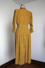 Load image into Gallery viewer, vintage 1940s novelty luck dress {m}