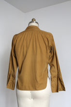 Load image into Gallery viewer, vintage 1950s ochre blouse {L}