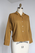 Load image into Gallery viewer, vintage 1950s ochre blouse {L}
