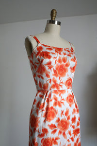 vintage 1960s floral dress set {xxs}