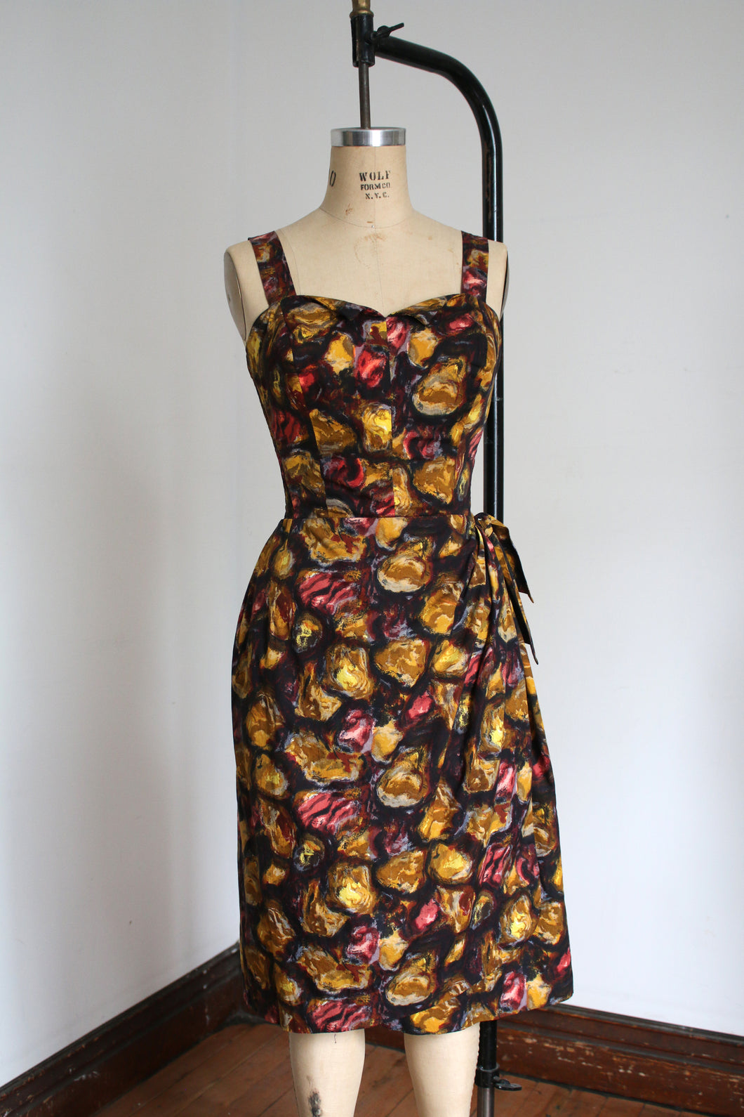 vintage 1950s sarong dress {xs-m}