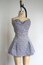 Load image into Gallery viewer, vintage 1940s paisley swimsuit {m-xl}
