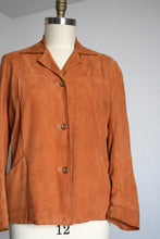 Load image into Gallery viewer, vintage 1940s 50s peach suede jacket {m/l}