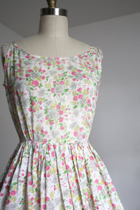 vintage 1950s floral dress {xs}